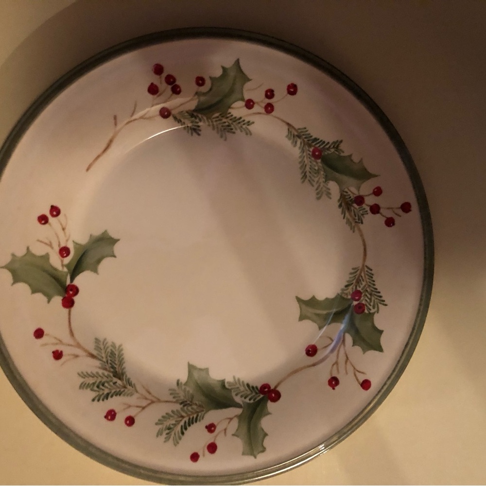 Lenox White Holiday Plate